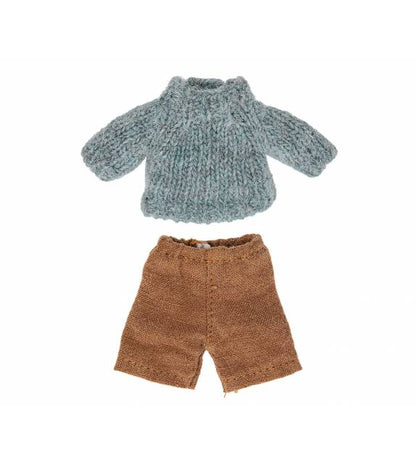 Maileg – Knit Set (Shirt and Pants) for Big Brother Mouse