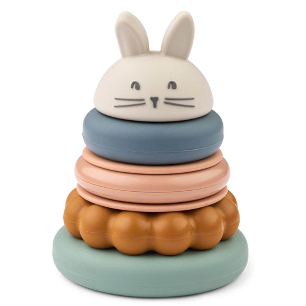 Stackable silicone tower