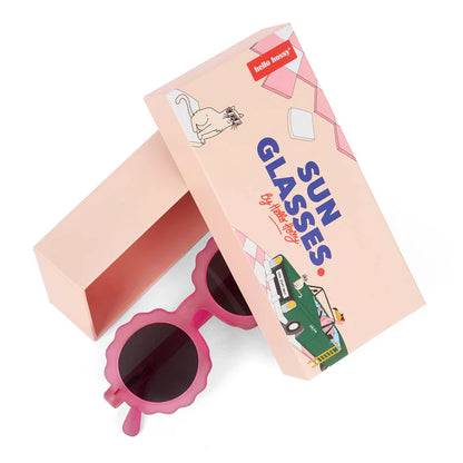Gafas de Sol Flor Rosa