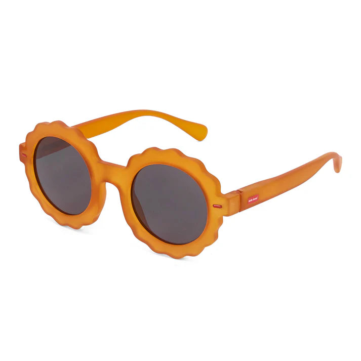 Gafas de sol flor naranja