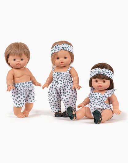 Roupas &quot;Gordi&quot; - Conjunto às bolinhas