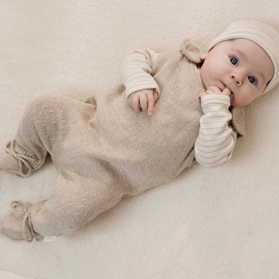 Little Dutch – Jumpsuit Tricotado Newborn Naturals