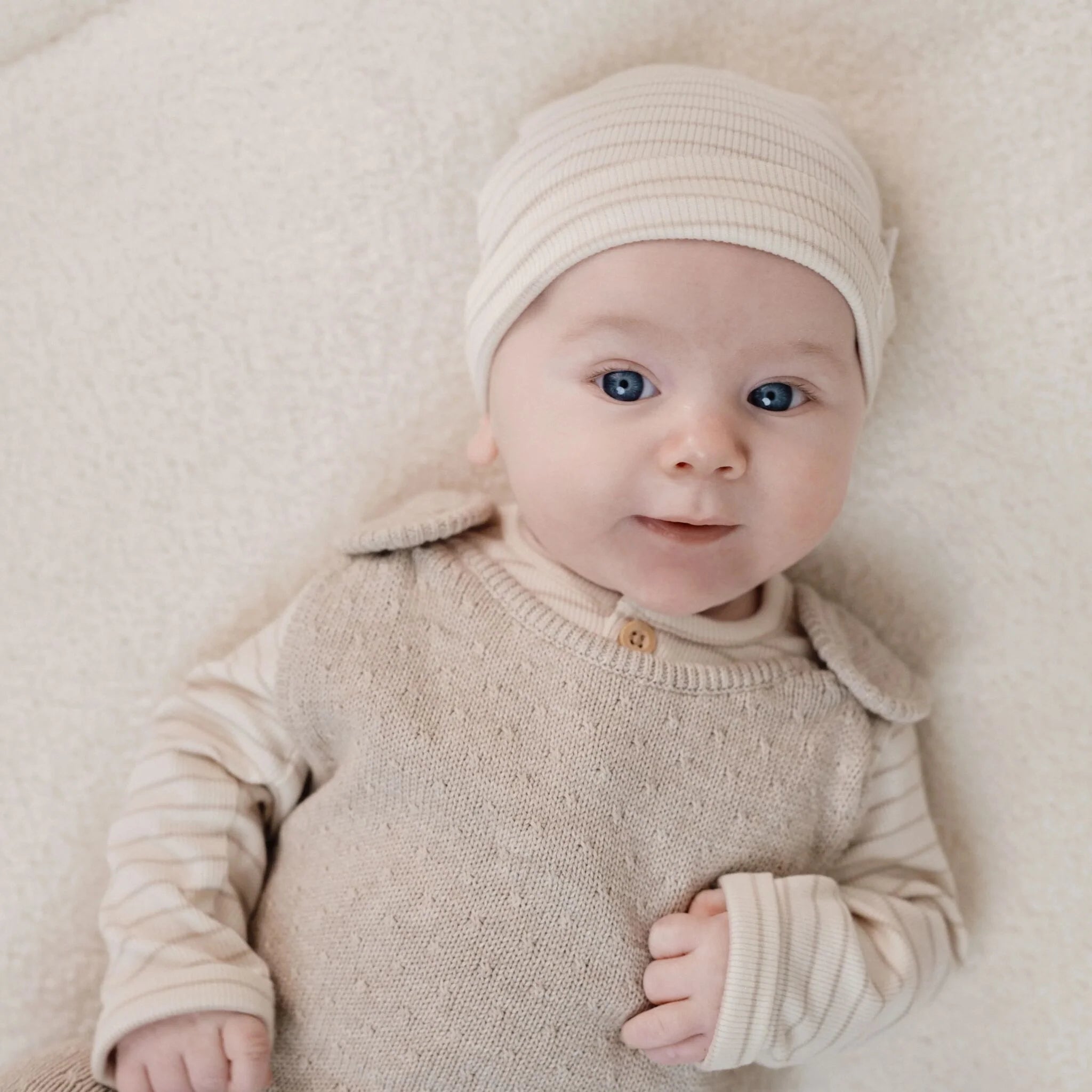 Little Dutch – Jumpsuit Tricotado Newborn Naturals