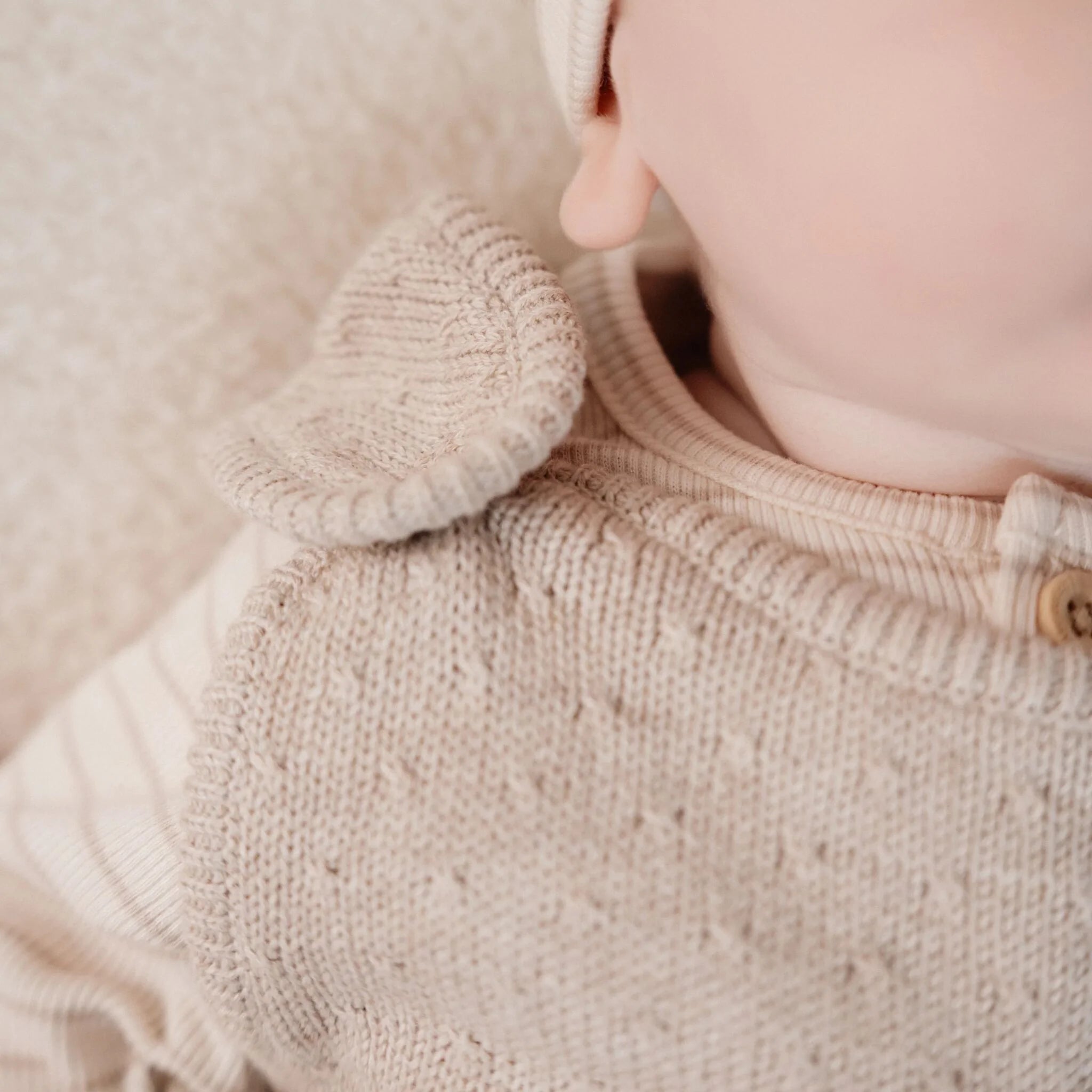 Little Dutch – Jumpsuit Tricotado Newborn Naturals