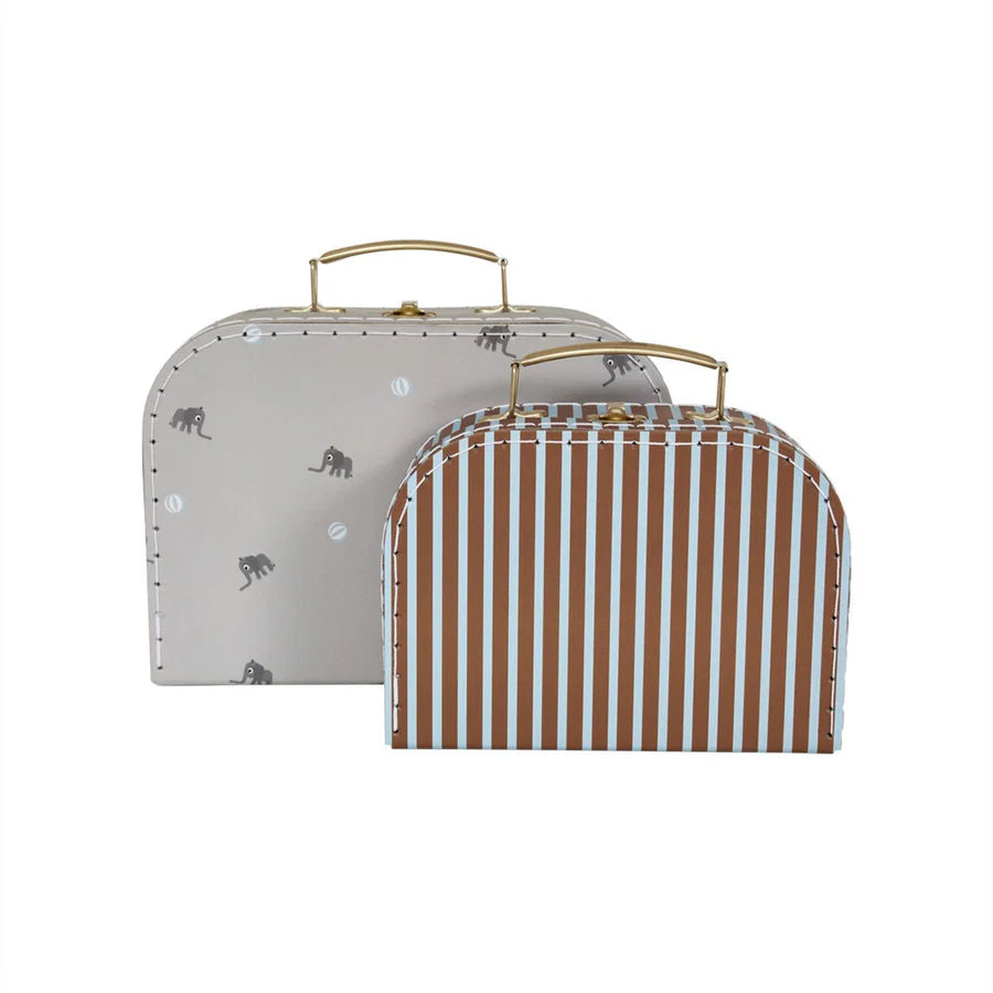 Juego de 2 bolsos &quot;Rayas&quot;
