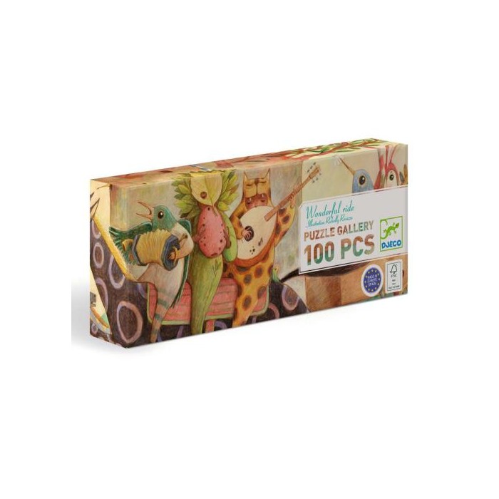 Paseo en Carrusel - Galería de Puzzles 100 Piezas