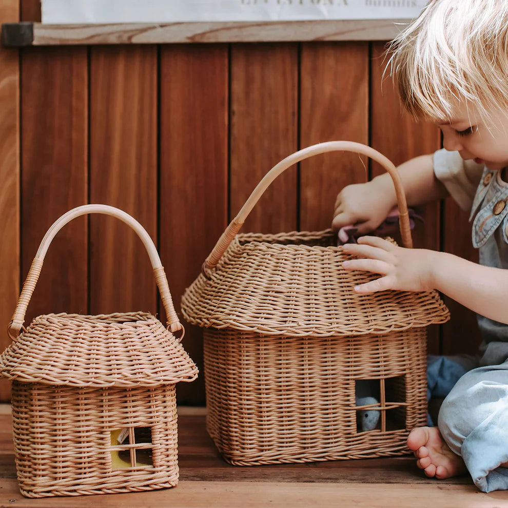 Cesta Castelo em Rattan Olli Ella – Hutch Big