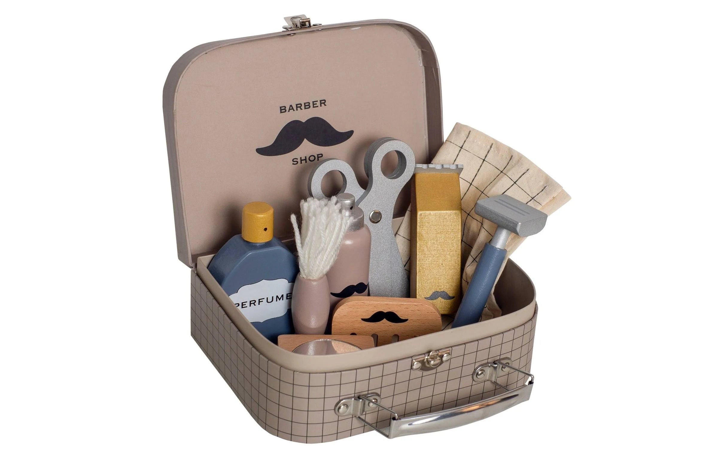 JaBaDaBaDo – Mala de Barbeiro | Kit de Barbeiro Infantil