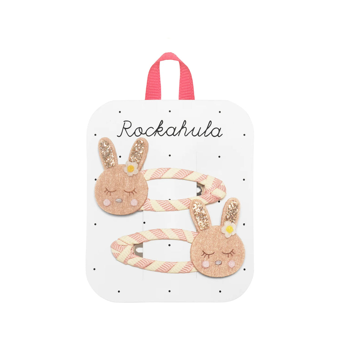 Stripy Bunny Hook Set