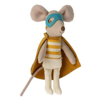 Superhero Mouse in a Maileg Matchbox