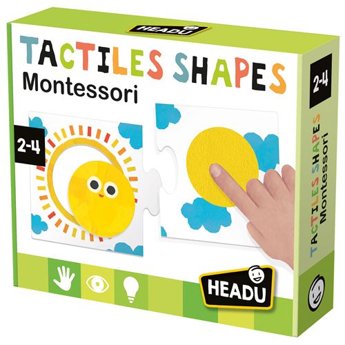Montessori: Jogo Tactile Shapes