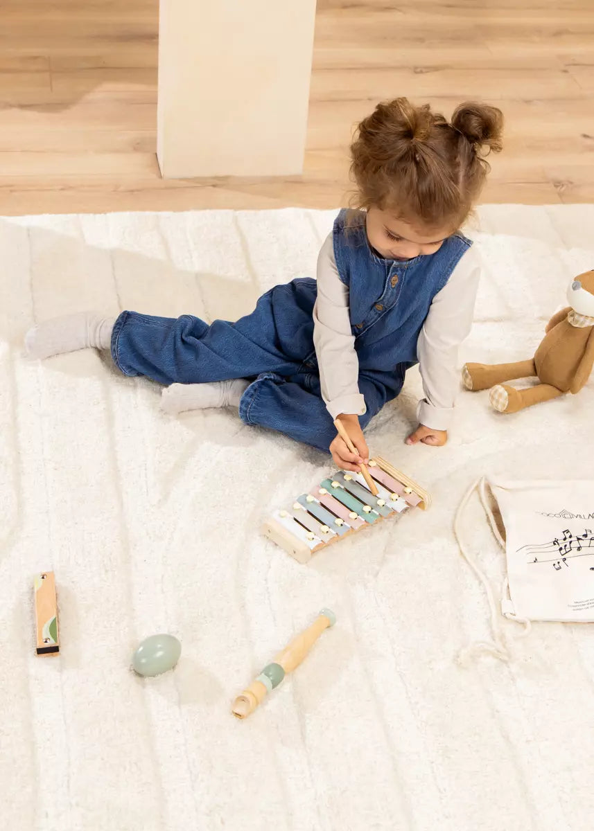 Conjunto de Instrumentos Musicais de Madeira