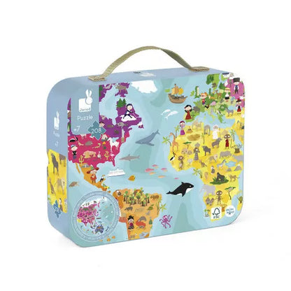 Puzzle Around The World - Janod